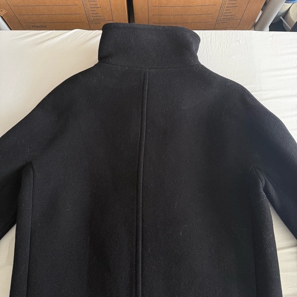 J Crew Nello Gori Wool Blend Villa Cocoon Coat Italian Stadium Cloth Size 2P - Picture 6 of 15